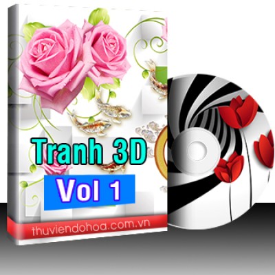 Tranh 3D Vol 1 (750 mẫu)